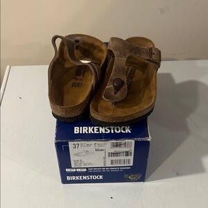 Birkenstock Tan Leather Sandals